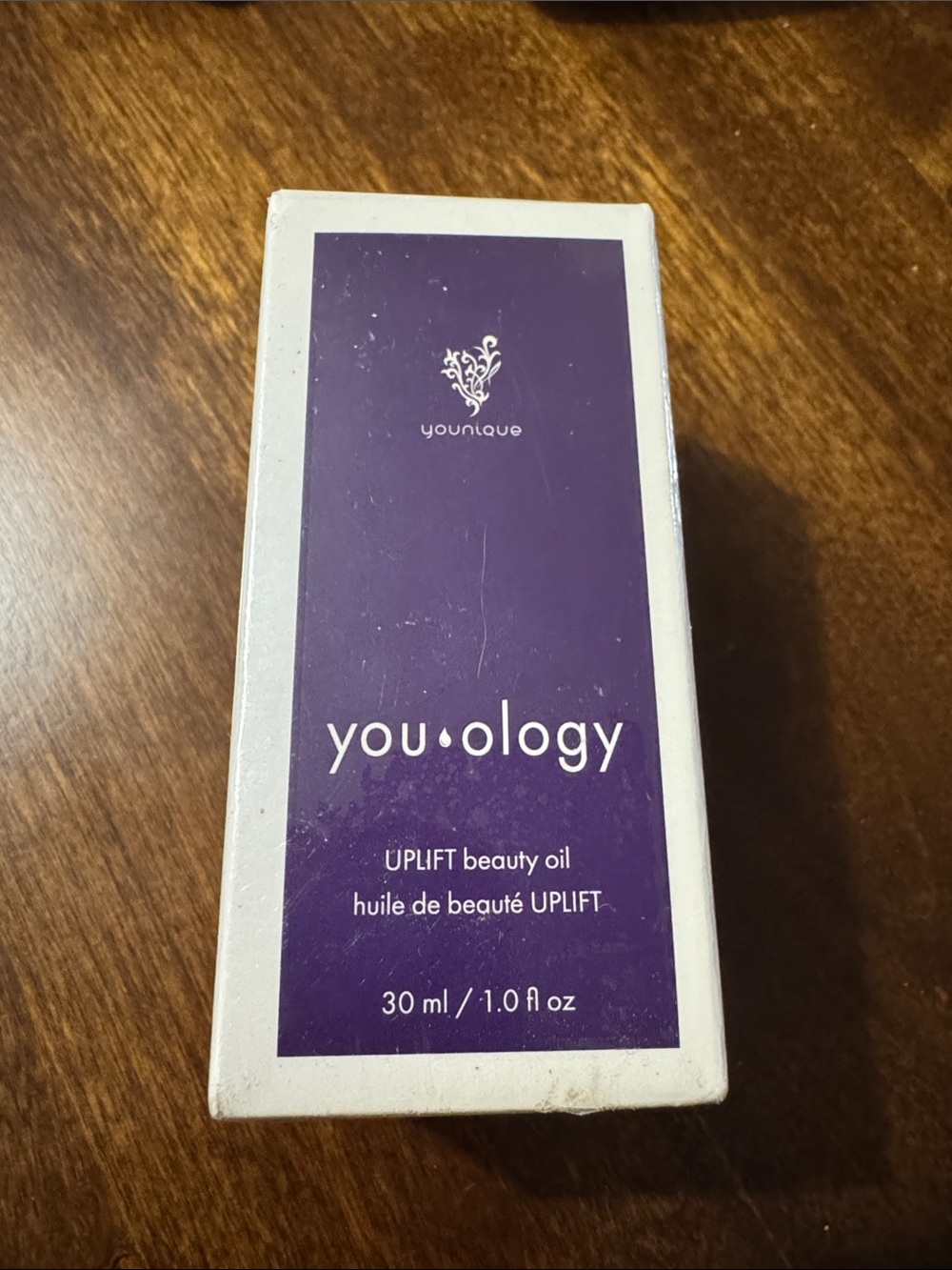 Younique You•ology Uplift Beauty Oil - Purple & White Packaging